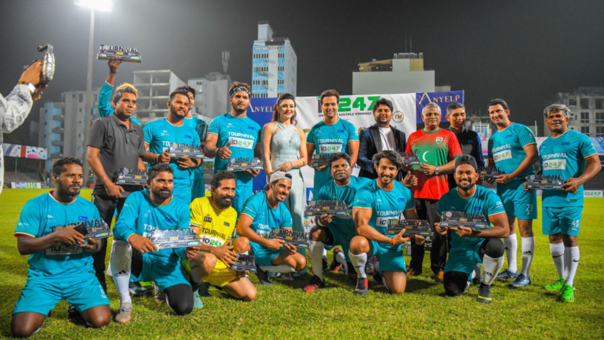 Tournival Football match of Bollywood Celebrities in Maldives