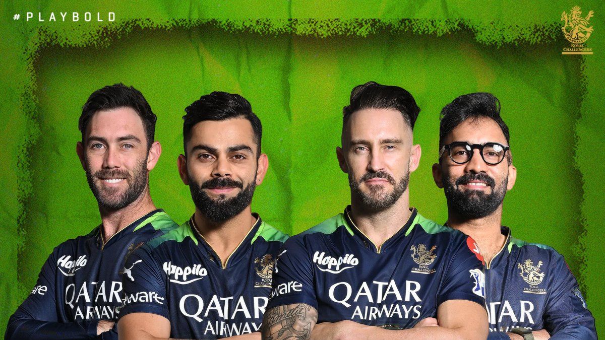 RCB will play in green jerseys against RR in the home match for their “Go-Green” Initiative