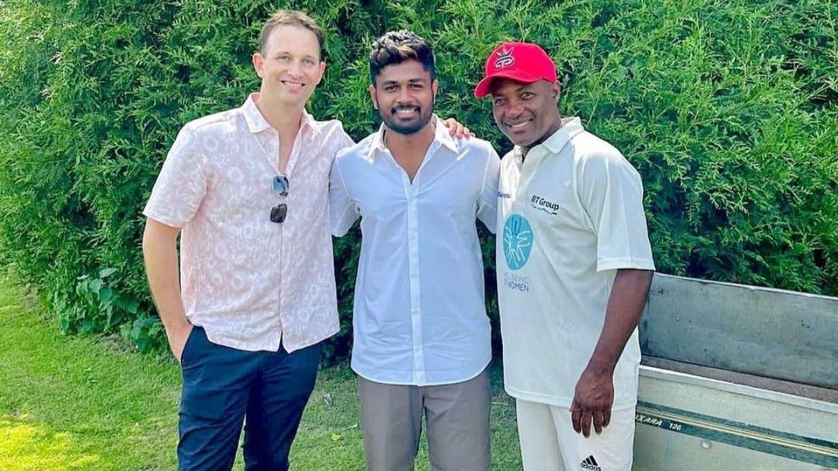 Sanju Samson meets Shane Bond & Brian Lara while on US vacation
