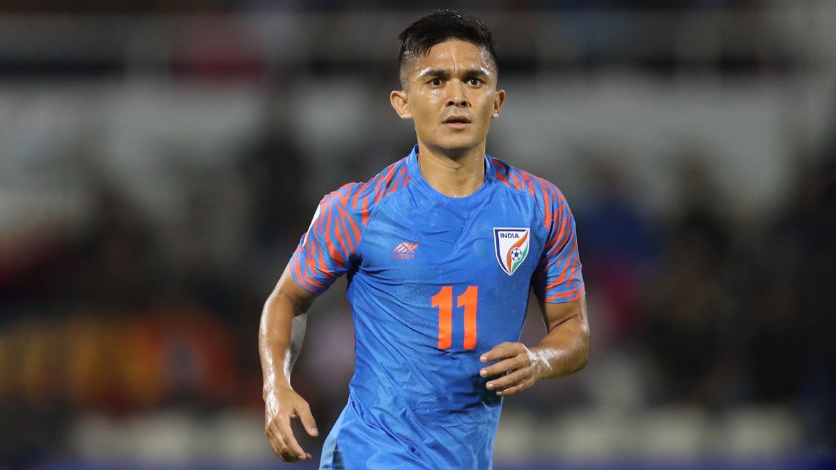 Chhetri becomes 3rd active footballer after Ronaldo and Messi to score 90 int'l goals