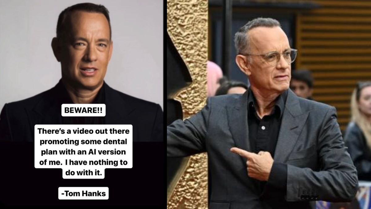Actor Tom Hanks becomes survivor of Al pantomime, says 'Be careful!'
